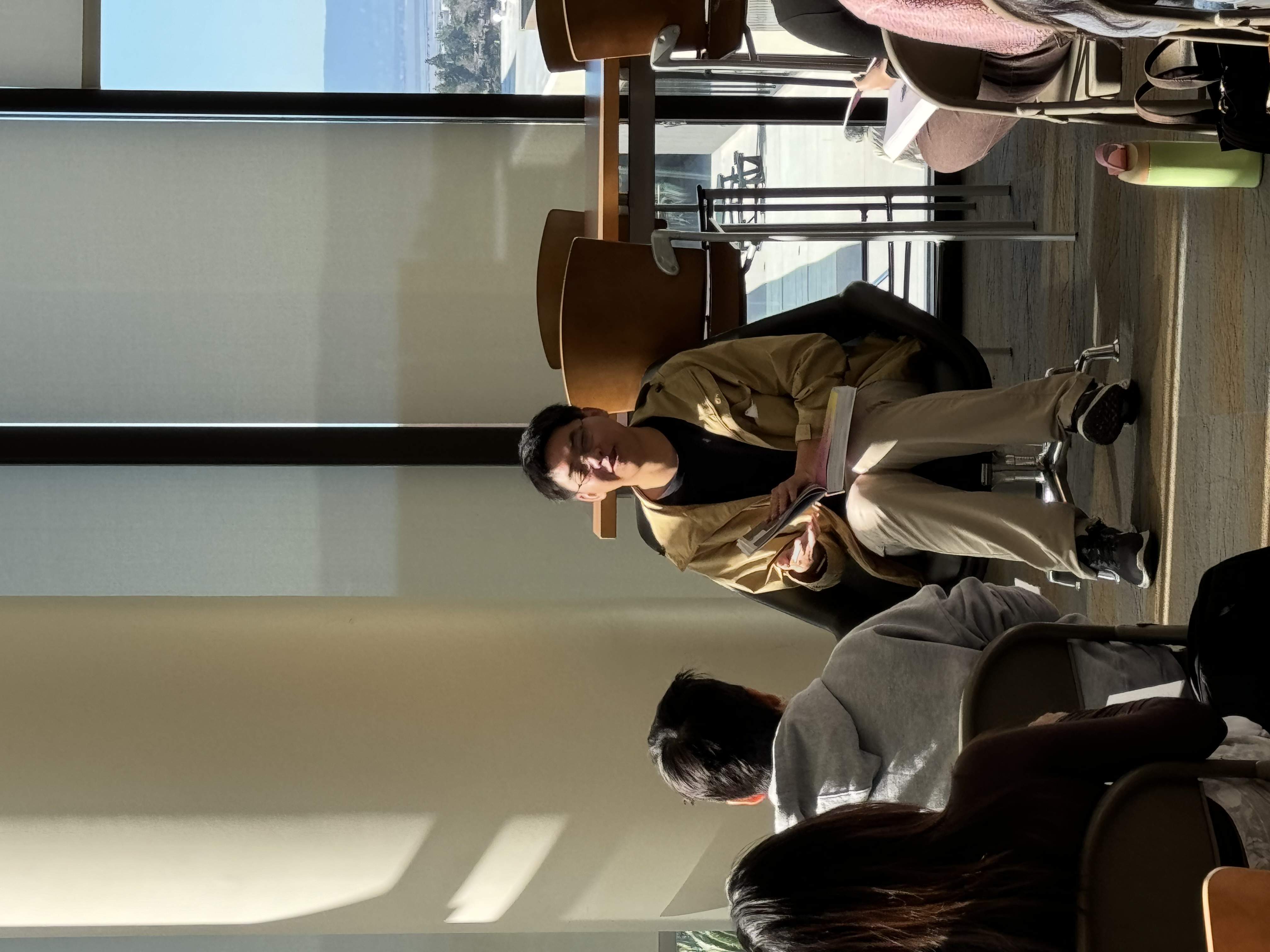 Ryan reading Jay Chou Struggles in the Ohlone College Fremont Library